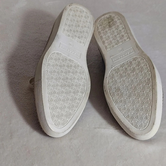 Liebeskind Berlin Gray Blue Suede Sneakers Snake Cuff Lace Up Pointed Toes - Picture 14 of 15